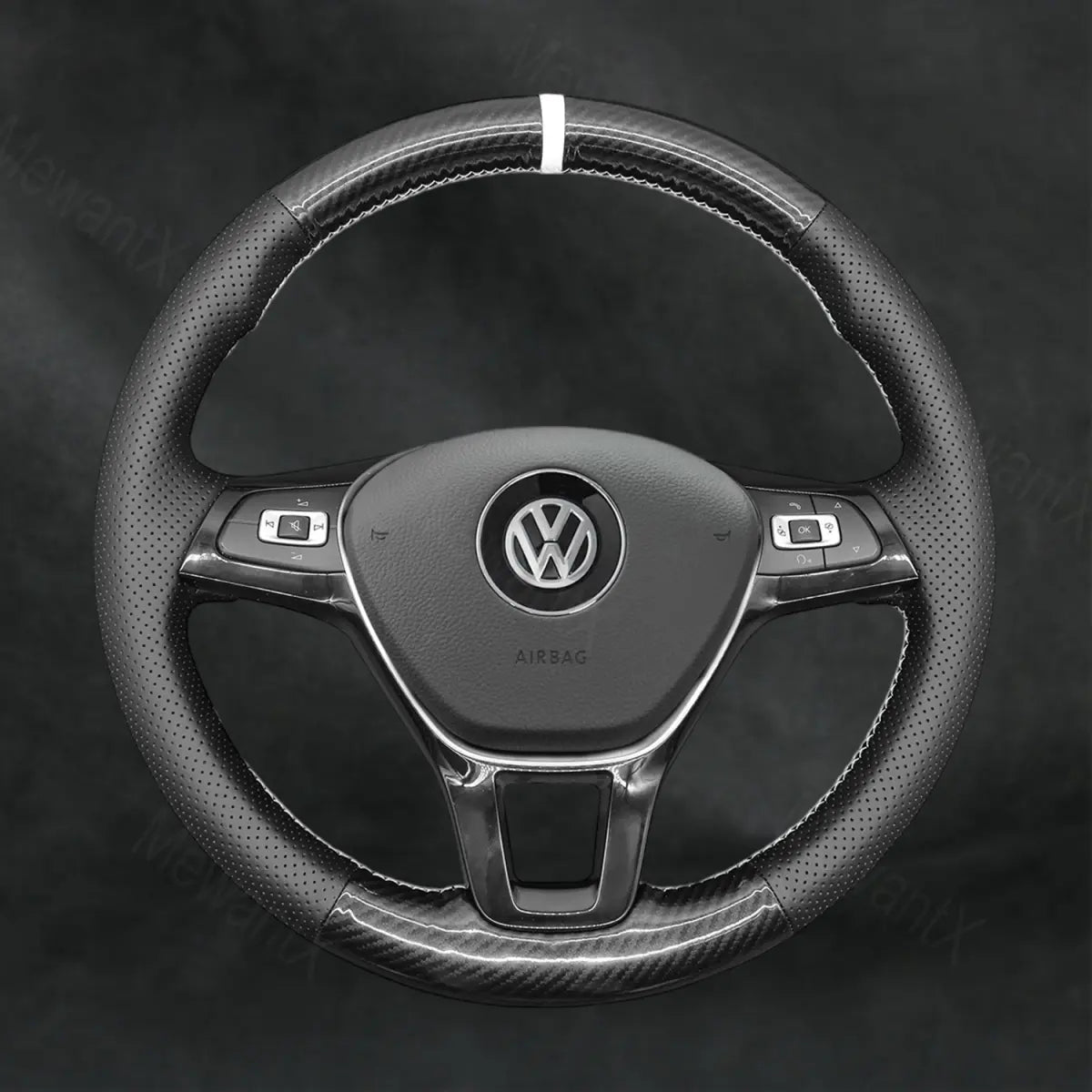 Steering Wheel Cover For Volkswagen VW T6 Multivan 2015 - 2020 - Mewantx