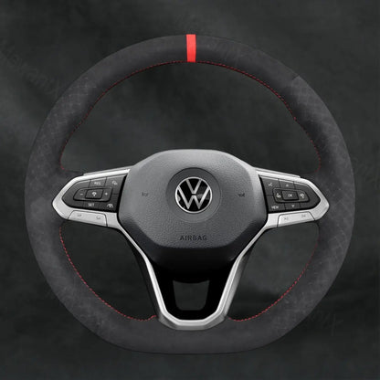 Steering Wheel Cover For Volkswagen VW T6 Multivan 2020 - 2021 - Mewantx