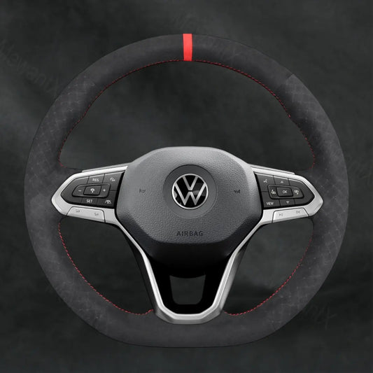Steering Wheel Cover For Volkswagen VW T7 Multivan 2022 - 2025 - Mewantx