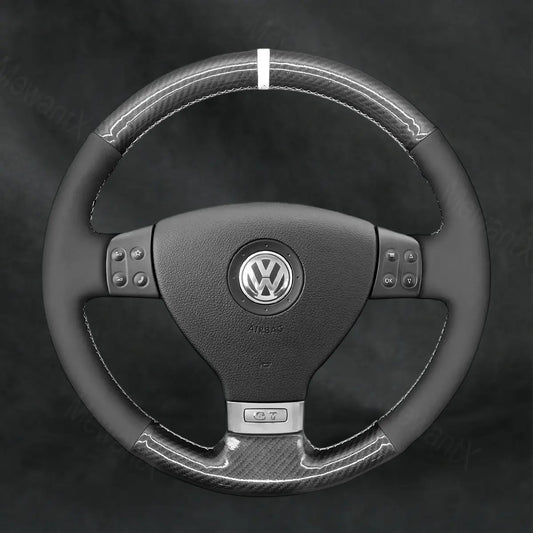 Steering Wheel Cover For Volkswagen VW Tiguan 2009 - 2010 - Mewantx