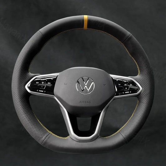 Steering Wheel Cover For Volkswagen VW Tiguan 2020 - 2021 - Mewantx