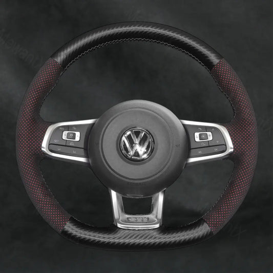 Steering Wheel Cover For Volkswagen VW Tiguan Allspace R-Line 2016-2021