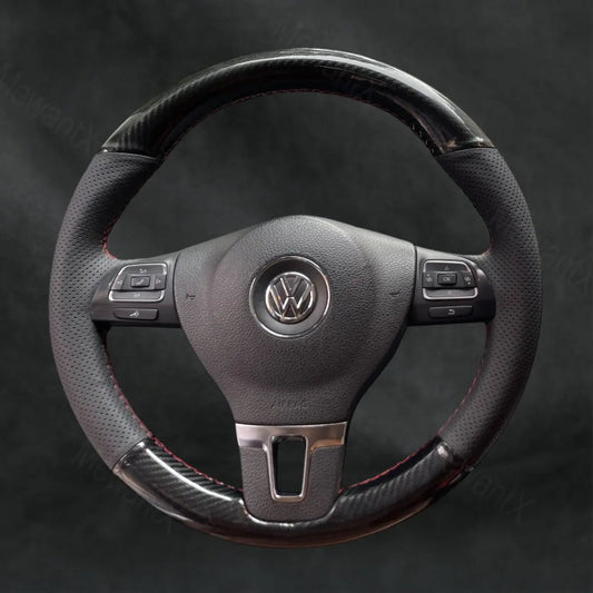 Steering Wheel Cover For Volkswagen VW Tiguan Limited 2011 - 2018 - Mewantx