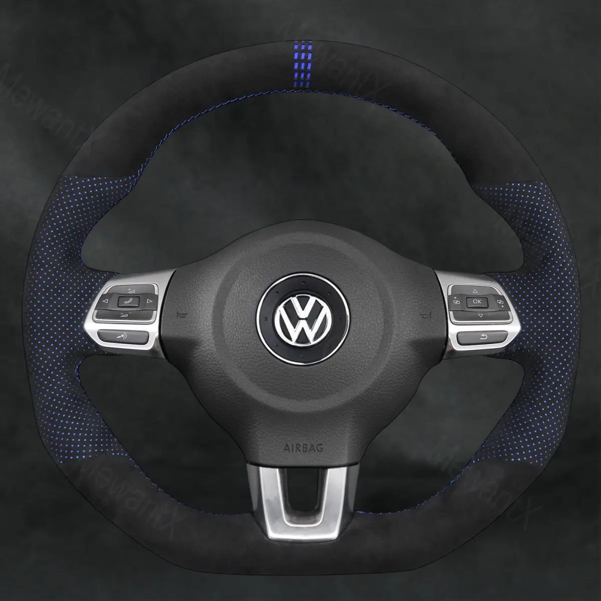 Steering Wheel Cover For Volkswagen VW Tiguan R-Line 2014-2016
