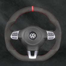 Steering Wheel Cover For Volkswagen VW Tiguan R - Line 2014 - 2016 - Mewantx