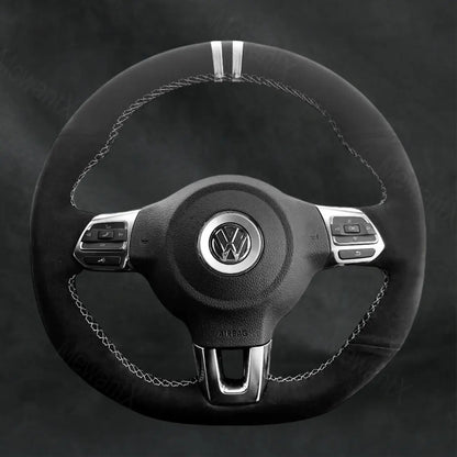 Steering Wheel Cover For Volkswagen VW Tiguan R-Line 2014-2016