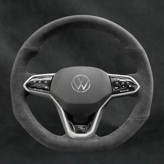 Steering Wheel Cover For Volkswagen VW Tiguan R-Line 2020-2021