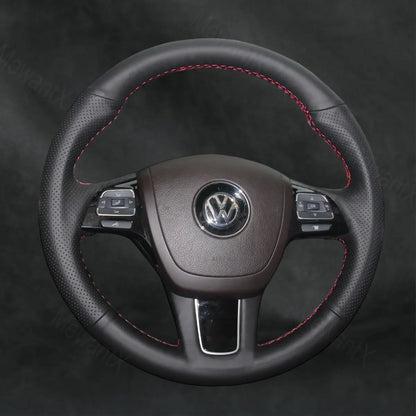 Steering Wheel Cover For Volkswagen VW Touareg 7P 2011-2018