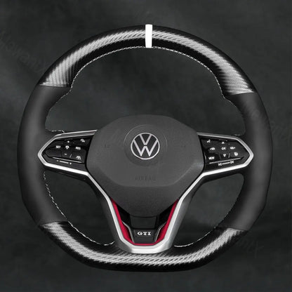 Steering Wheel Cover For Volkswagen VW Touareg R-Line 2020-2021