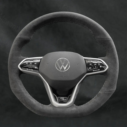 Steering Wheel Cover For Volkswagen VW Touareg R-Line 2020-2021