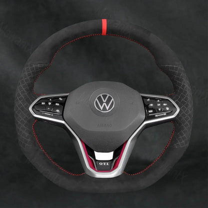 Steering Wheel Cover For Volkswagen VW Touareg R-Line 2020-2021
