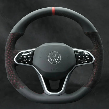 Steering Wheel Cover For Volkswagen VW Touareg R-Line 2020-2021
