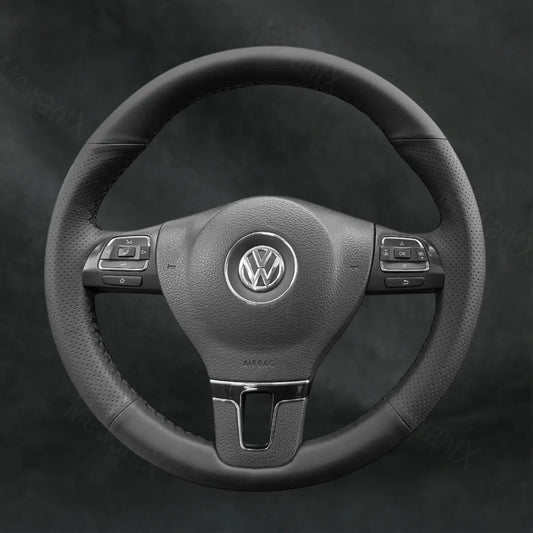 Steering Wheel Cover For Volkswagen VW Touran 2010 - 2015 - Mewantx