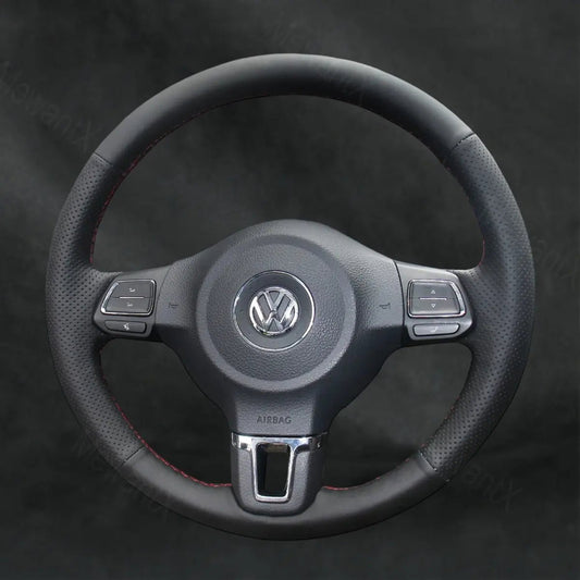 Steering Wheel Cover For Volkswagen VW Touran 2010 - 2015 - Mewantx