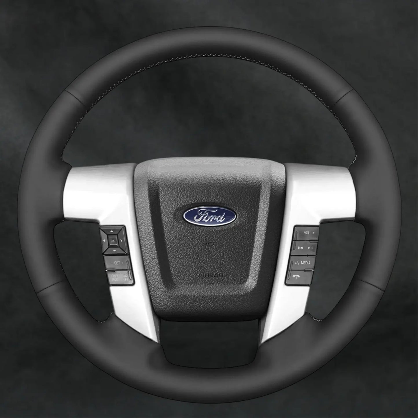 Steering Wheel Cover For Ford F - 150 F150 2009 - 2014 - Mewantx