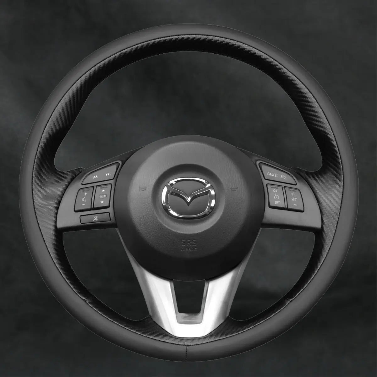Steering Wheel Cover For Mazda 3 Axela 2013 - 2016 - Mewantx