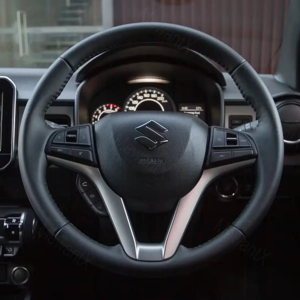 Steering Wheel Cover for Suzuki Ignis with bulge 2016 - 2025 - Mewantx