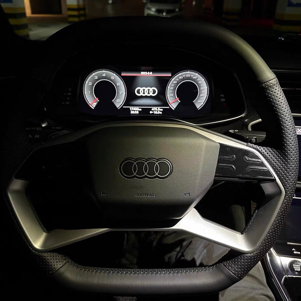 Steering Wheel Cover For Audi Q5 E - Tron 2022 - 2026 - Mewantx
