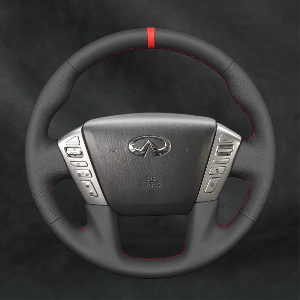 Steering Wheel Cover For Infiniti QX56 QX80 2011 - 2025 - Mewantx
