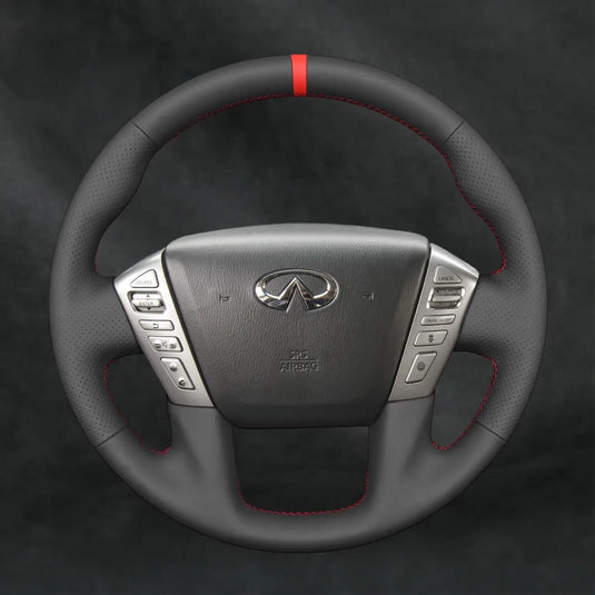 Steering Wheel Cover For Infiniti QX56 QX80 2011 - 2025 - Mewantx