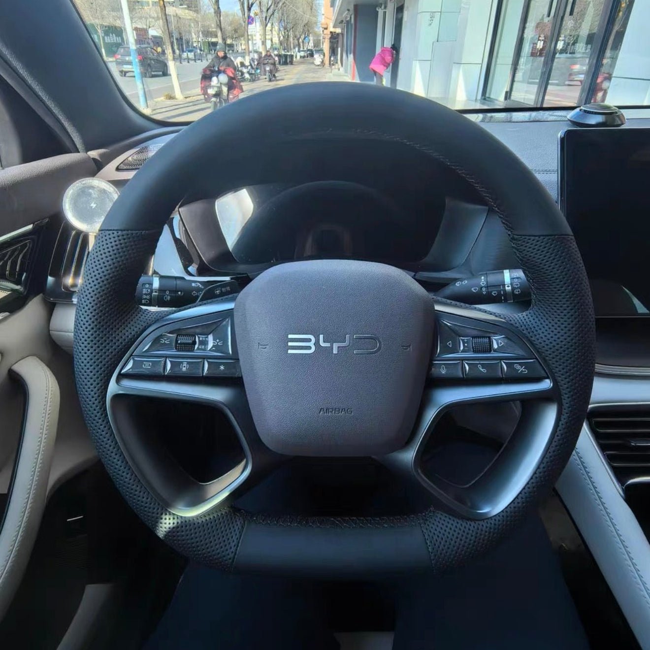 Steering Wheel Cover for BYD Song Plus 2025 - Mewantx