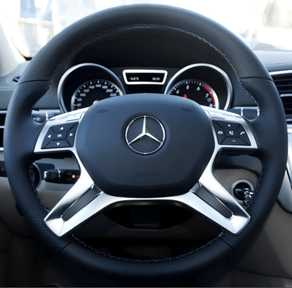 Steering Wheel Cover For Mercedes Benz ML 63 AMG circle wheel 2012 - 2015 - Mewantx