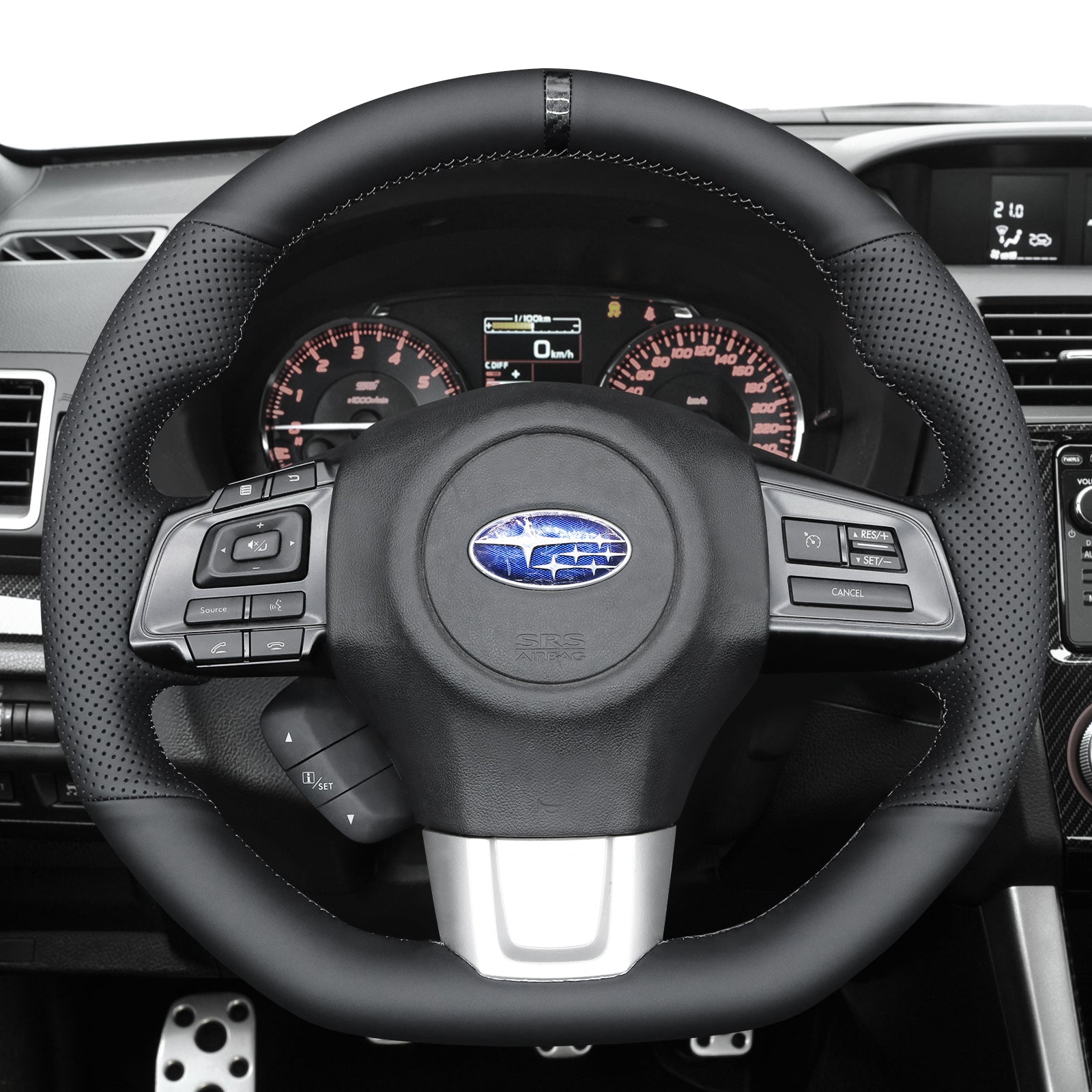 Steering Wheel Cover For Subaru WRX STI 2015 - 2021 - Mewantx