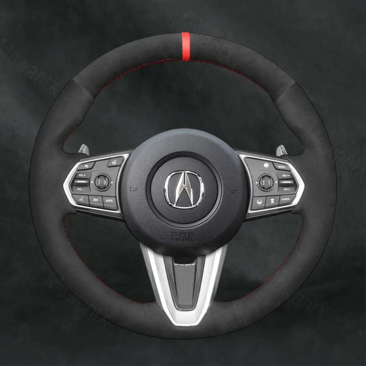 Discover MewantX Custom Steering Wheel Cover For Acura RDX 2019 - 2025 Mewant delivers comfort, grip, style, protection and durable quality.