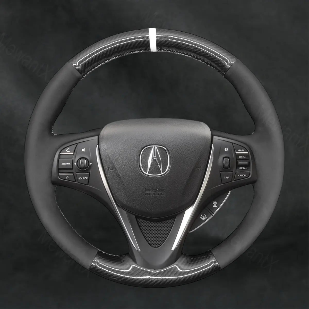 Discover MewantX Custom Steering Wheel Cover For Acura TLX A - Spec 2018 - 2020 Mewant delivers comfort, grip, style, protection and durable quality.