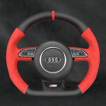 Discover MewantX Custom Steering Wheel Cover For Audi A7 S7 RS 7 2012 - 2018 Mewant delivers comfort, grip, style, protection and durable quality.
