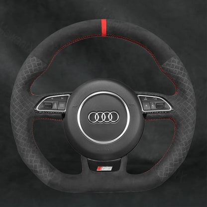 Discover MewantX Custom Steering Wheel Cover For Audi A7 S7 RS 7 2012 - 2018 Mewant delivers comfort, grip, style, protection and durable quality.