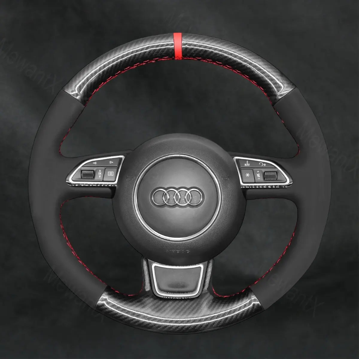 Discover MewantX Custom Steering Wheel Cover For Audi A7 S7 RS 7 2012 - 2018 Mewant delivers comfort, grip, style, protection and durable quality.