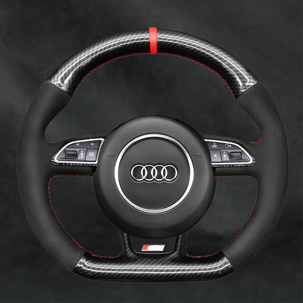 Discover MewantX Custom Steering Wheel Cover For Audi A7 S7 RS 7 2012 - 2018 Mewant delivers comfort, grip, style, protection and durable quality.