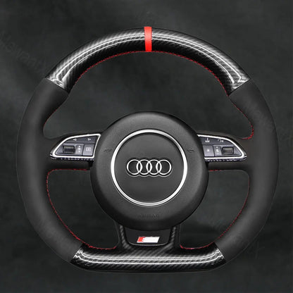 Discover MewantX Custom Steering Wheel Cover For Audi A7 S7 RS 7 2012 - 2018 Mewant delivers comfort, grip, style, protection and durable quality.