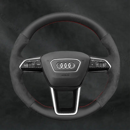 Discover MewantX Custom Steering Wheel Cover For Audi E - Tron S E - tron GT 2021 - 2022 Mewant delivers comfort, grip, style, protection and durable quality.