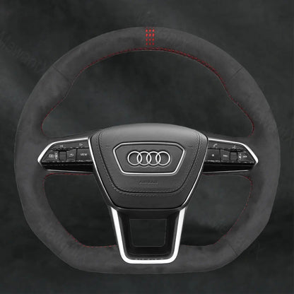 Discover MewantX Custom Steering Wheel Cover For Audi E - Tron S GT RS E - tron GT 2021 - 2022 Mewant delivers comfort, grip, style, protection and durable quality.