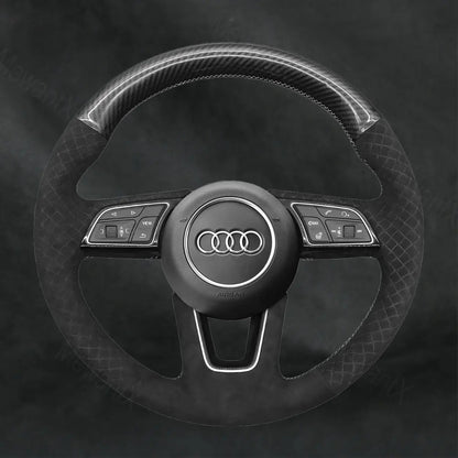 Discover MewantX Custom Steering Wheel Cover For Audi Q2 2016 - 2022 Mewant delivers comfort, grip, style, protection and durable quality.