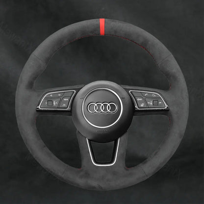 Discover MewantX Custom Steering Wheel Cover For Audi Q2 2016 - 2022 Mewant delivers comfort, grip, style, protection and durable quality.