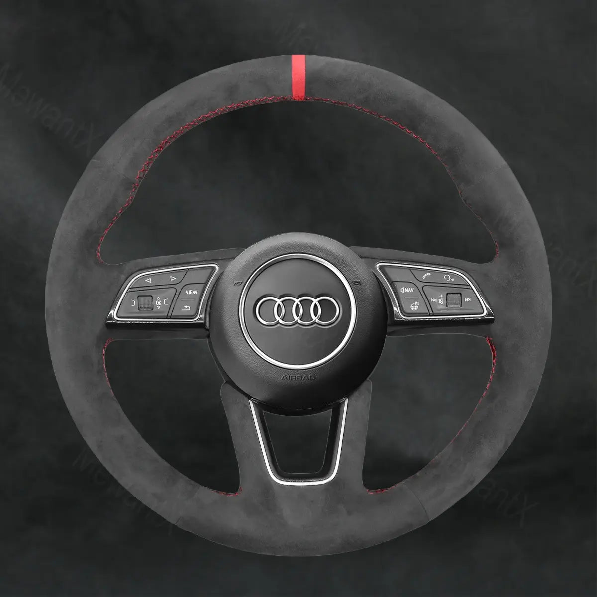 Discover MewantX Custom Steering Wheel Cover For Audi Q2 2016 - 2022 Mewant delivers comfort, grip, style, protection and durable quality.
