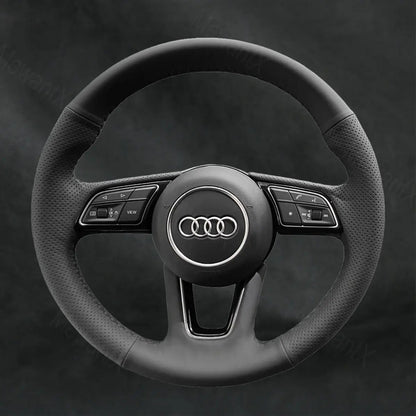 Discover MewantX Custom Steering Wheel Cover For Audi Q2 2016 - 2022 Mewant delivers comfort, grip, style, protection and durable quality.