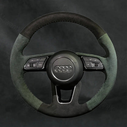 Discover MewantX Custom Steering Wheel Cover For Audi Q2 2016 - 2022 Mewant delivers comfort, grip, style, protection and durable quality.