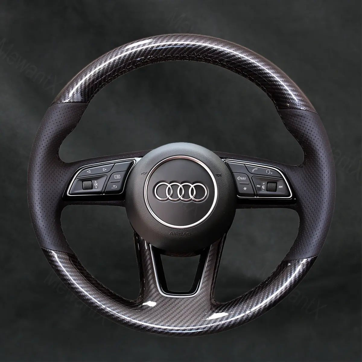 Discover MewantX Custom Steering Wheel Cover For Audi Q2 2016 - 2022 Mewant delivers comfort, grip, style, protection and durable quality.