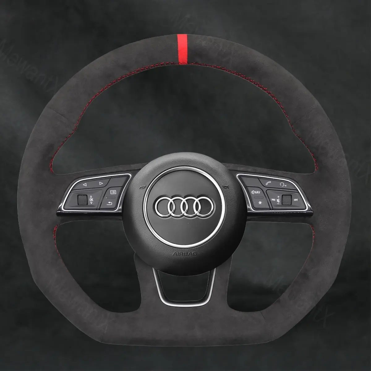 Discover MewantX Custom Steering Wheel Cover For Audi Q2 SQ2 2016 - 2022 Mewant delivers comfort, grip, style, protection and durable quality.