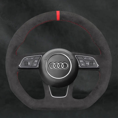 Discover MewantX Custom Steering Wheel Cover For Audi Q2 SQ2 2016 - 2022 Mewant delivers comfort, grip, style, protection and durable quality.