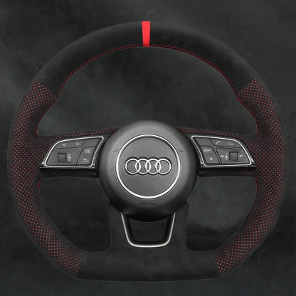 Discover MewantX Custom Steering Wheel Cover For Audi Q2 SQ2 2016 - 2022 Mewant delivers comfort, grip, style, protection and durable quality.