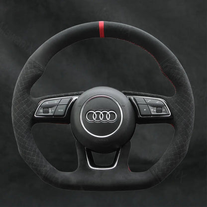 Discover MewantX Custom Steering Wheel Cover For Audi Q2 SQ2 2016 - 2022 Mewant delivers comfort, grip, style, protection and durable quality.