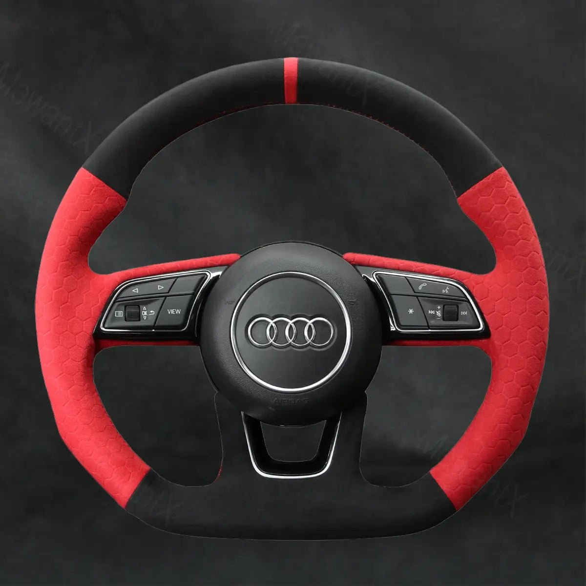 Discover MewantX Custom Steering Wheel Cover For Audi Q2 SQ2 2016 - 2022 Mewant delivers comfort, grip, style, protection and durable quality.
