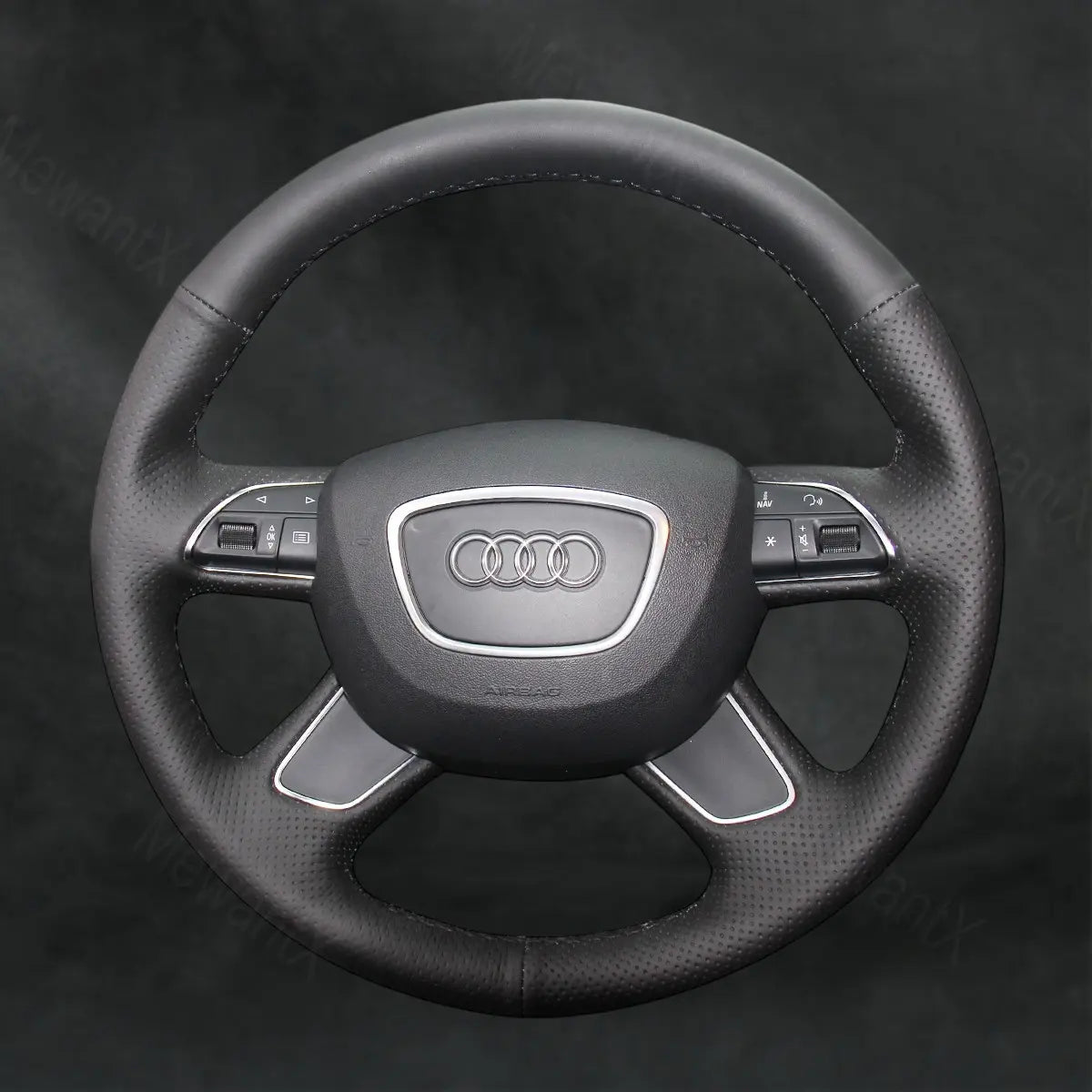 Discover MewantX Custom Steering Wheel Cover For Audi Q7 2012 - 2015 Mewant delivers comfort, grip, style, protection and durable quality.