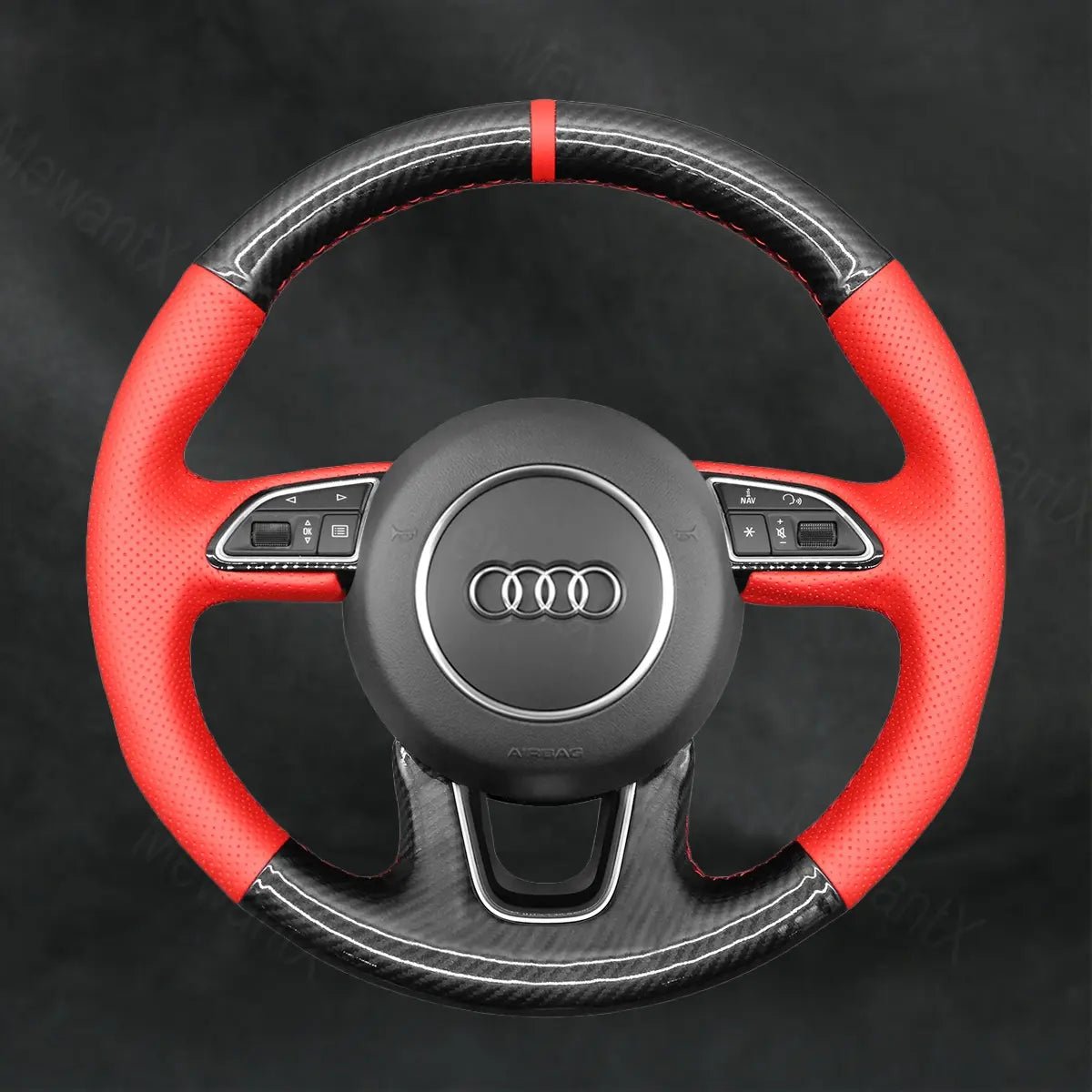 Discover MewantX Custom Steering Wheel Cover For Audi Q7 2012 - 2015 Mewant delivers comfort, grip, style, protection and durable quality.