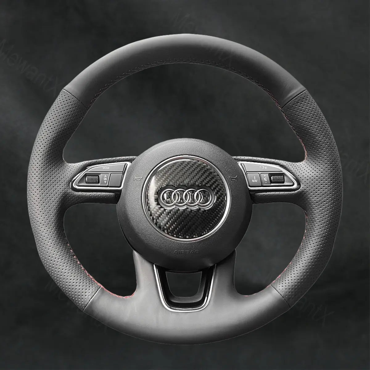 Discover MewantX Custom Steering Wheel Cover For Audi Q7 2012 - 2015 Mewant delivers comfort, grip, style, protection and durable quality.